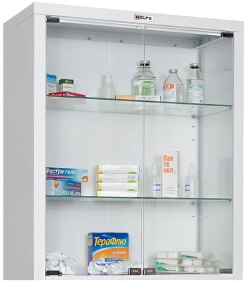 Шкаф медицинский металлический Hilfe МД 2 1670/SG